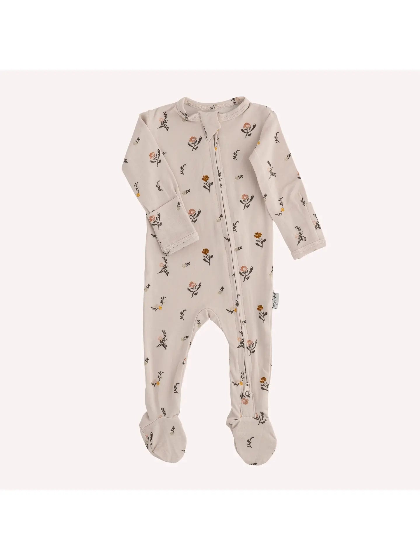 Ditsy Floral Bamboo Zip