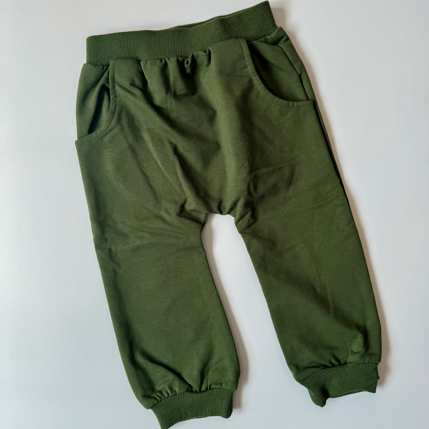 Olive Checkered Jogger Set