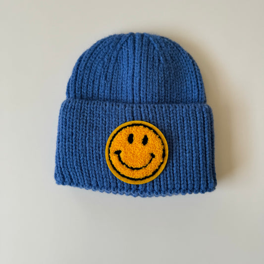 Smiley Patch Beanie