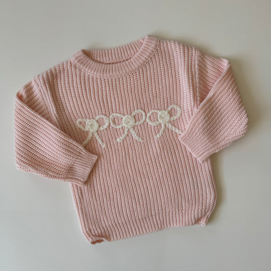 Coquette Era Oversized Knit Sweater