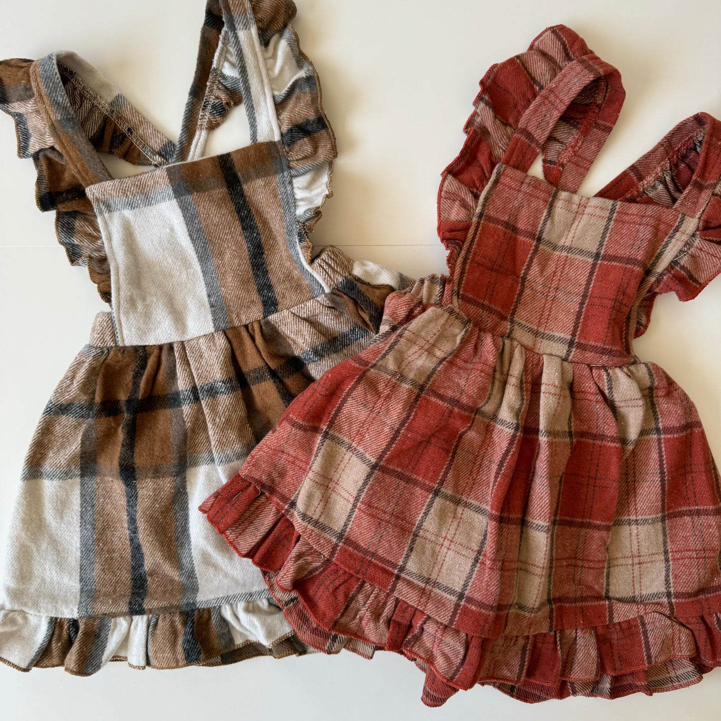 Cozy Cottage Ruffles Suspender Dress