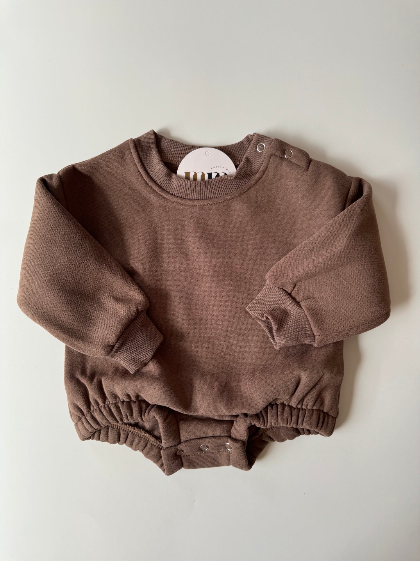 Cozy Cotton Bubble Romper