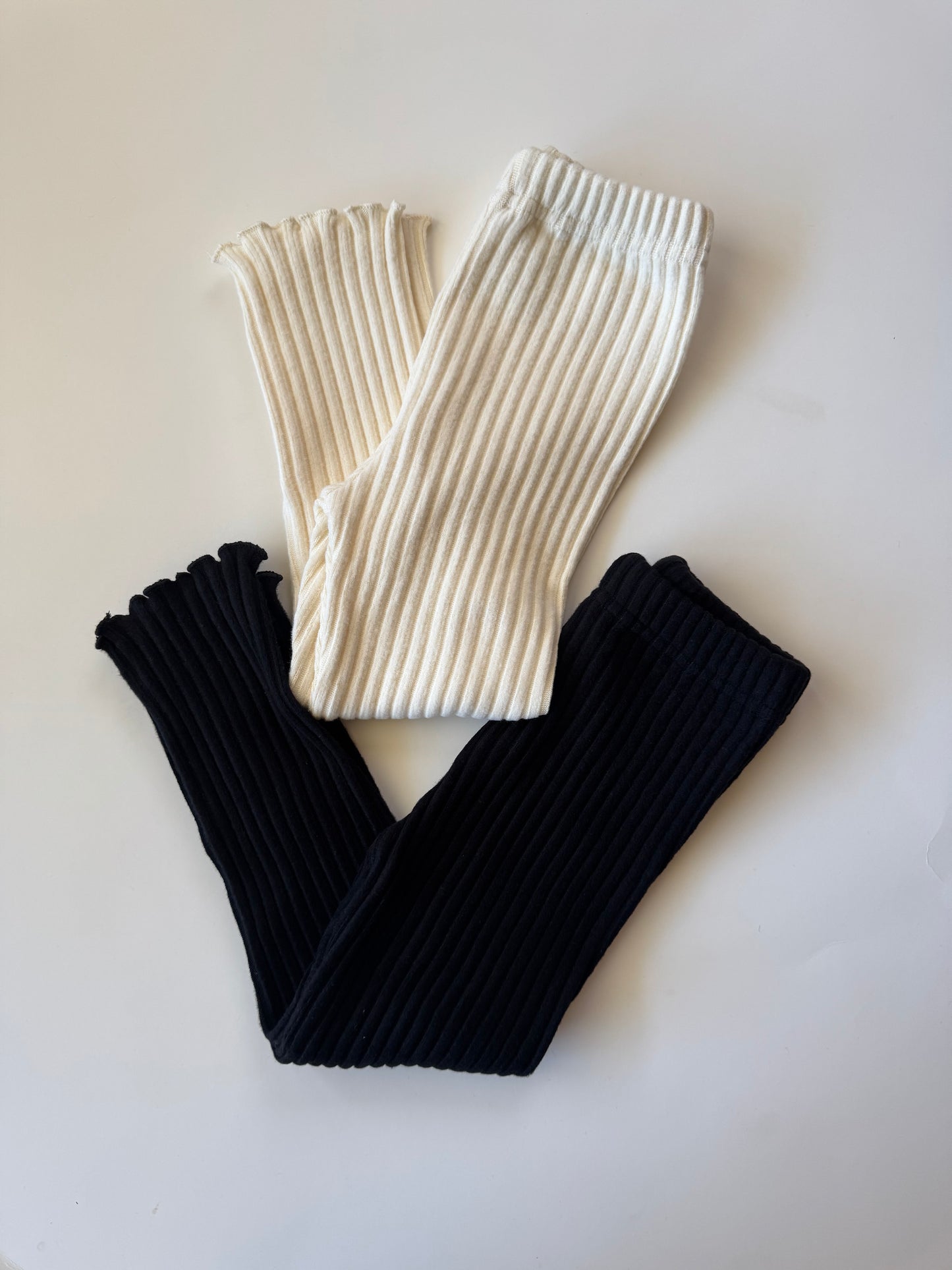 Frilly Ribbed Leggings