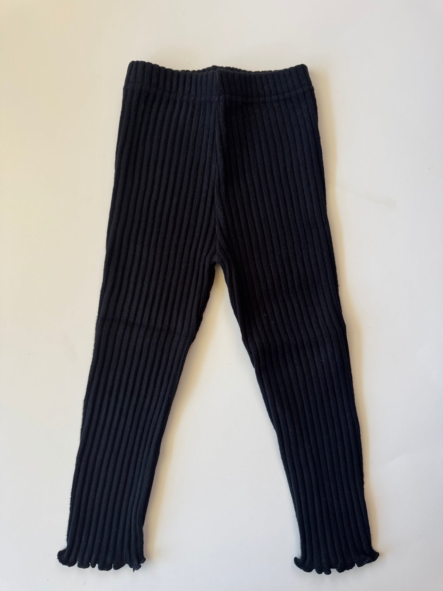 Frilly Ribbed Leggings