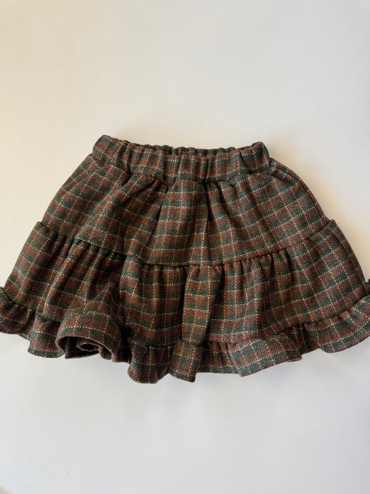 Vintage Plaid Skirt