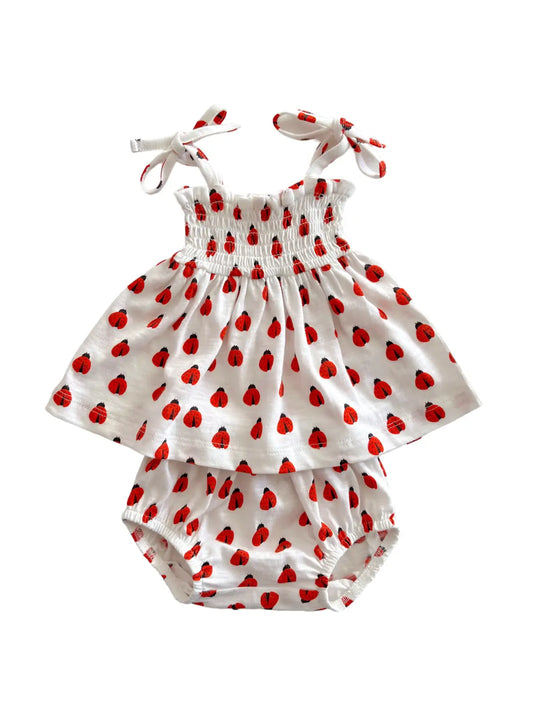Lady Bug Bloomer Set
