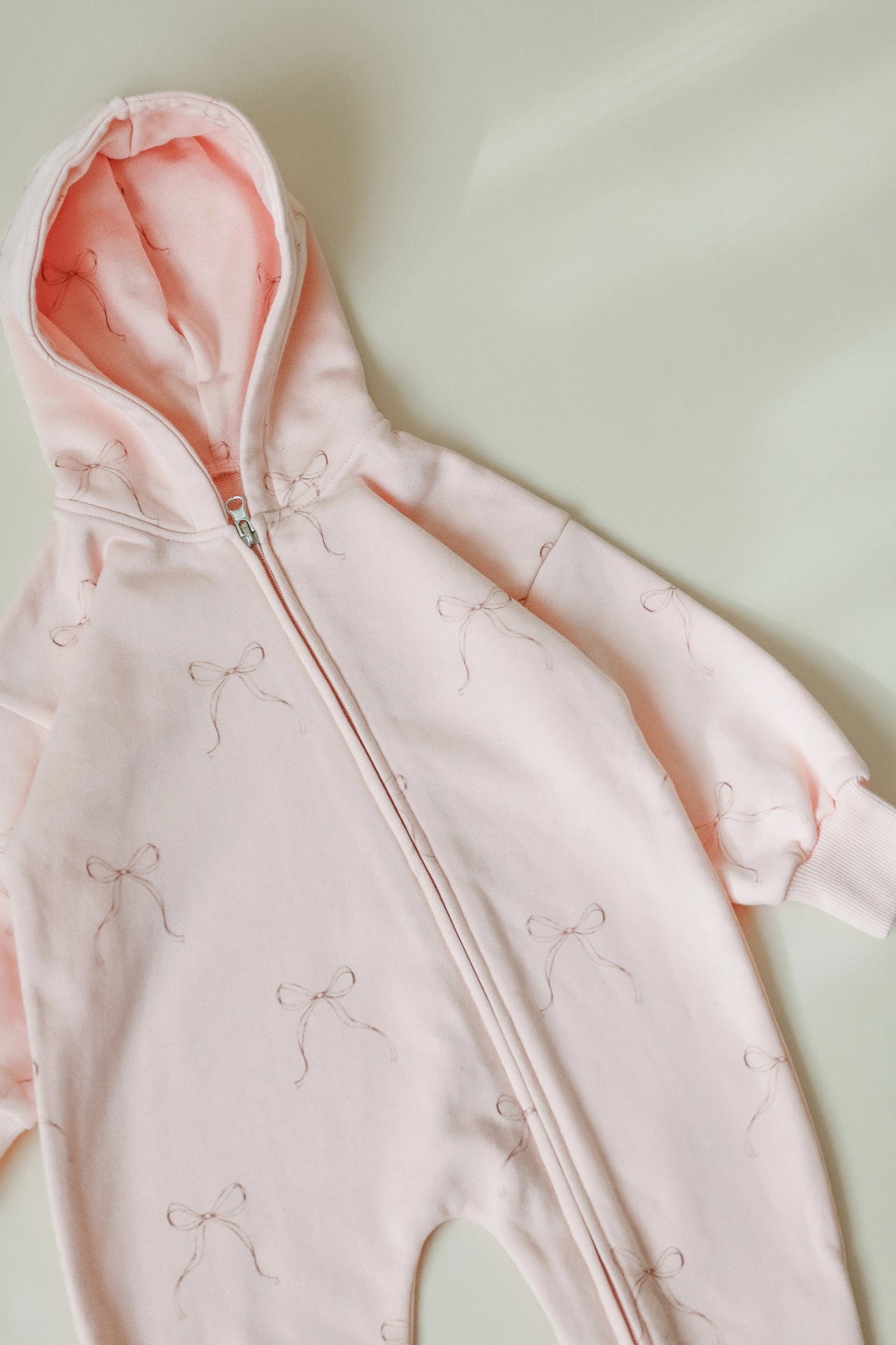 Bow Zippy Sweat Set