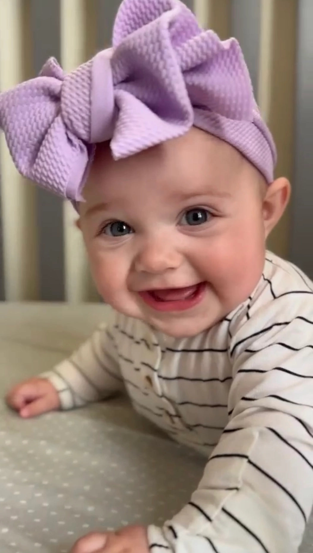 Adjustable Bullet Bow-Lilac