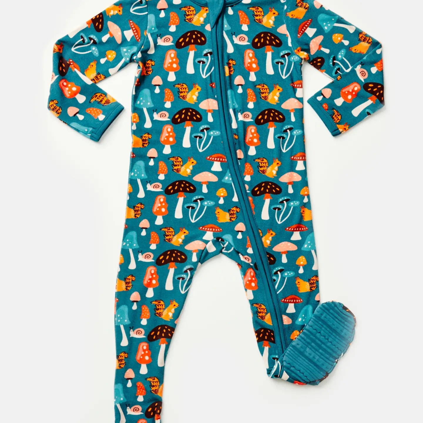 Mushroom Forest Bamboo Zip