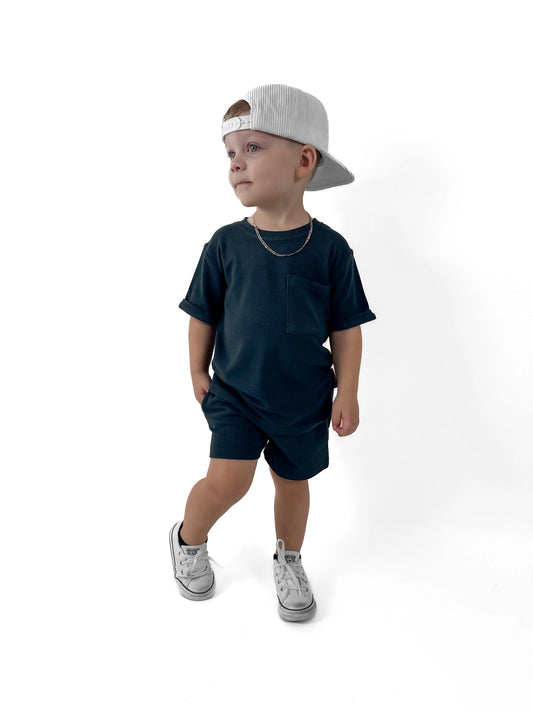 Bamboo Waffle Short (Dusk)