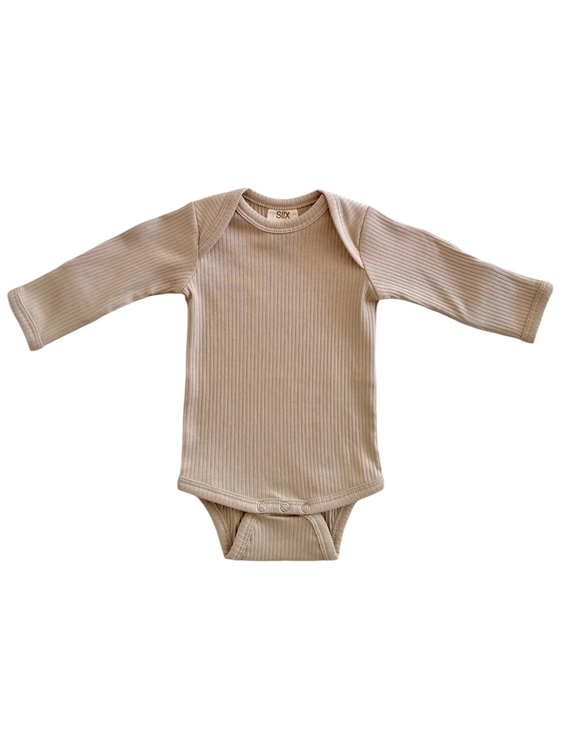 Organic Ribbed Long Sleeve Bodysuit