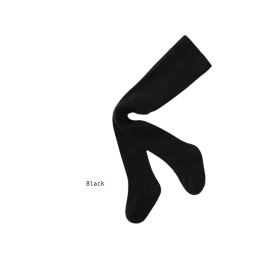 Cotton Ribbed Tights