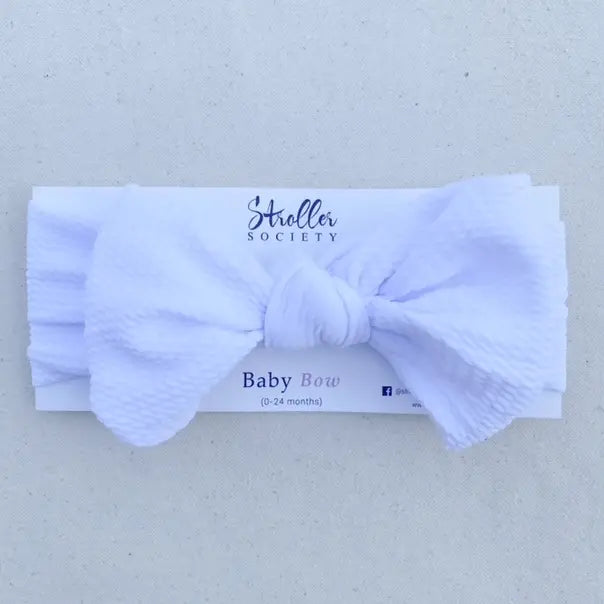 Adjustable Bullet Bow - White