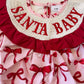 Christmas Bows Smocked Romper