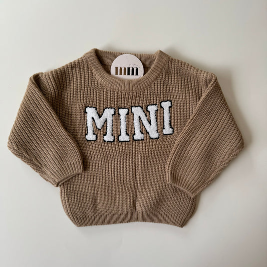 Oversized Knit Mini Sweater