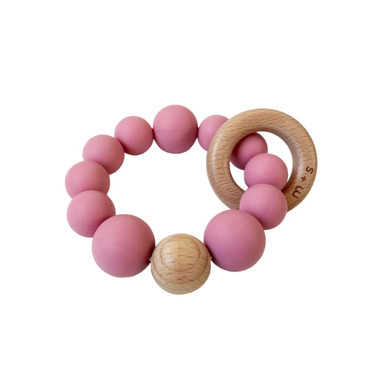 Circle Teether (pink)