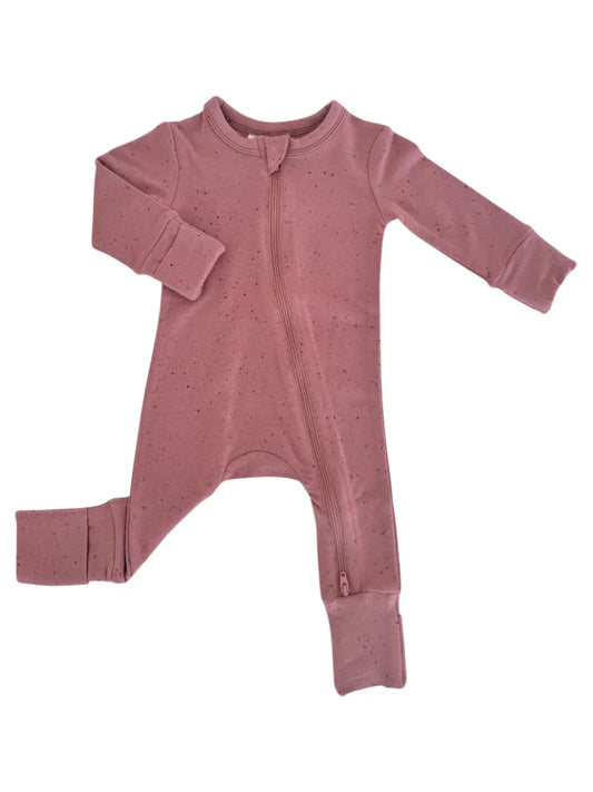 Mauve Speckle 2-way Zip