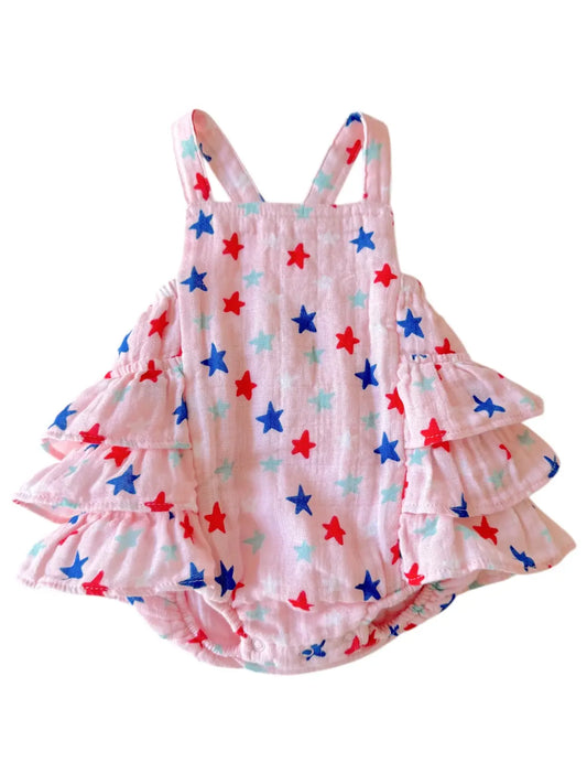 Ruffle Stars Sunsuit